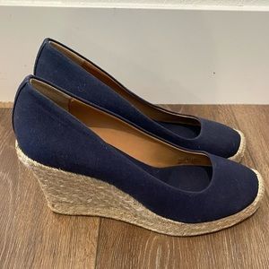 J. Crew Seville Espadrille Wedges (New)